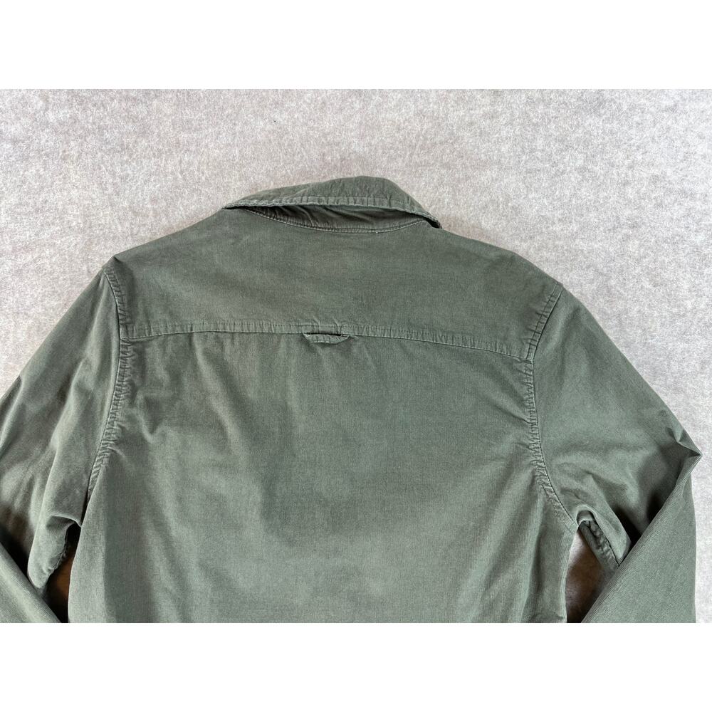 Jachs Girlfriend Women's Mini Corduroy Button Up Shirt Sage Olive Green Size S - Picture 4 of 7